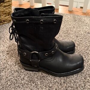 Harley-Davidson Black Combat Boots